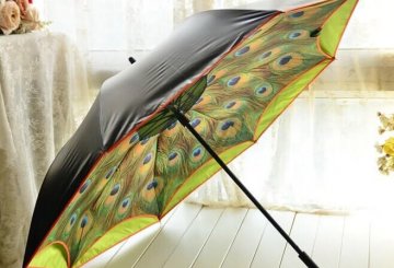 parapluie inverse paon